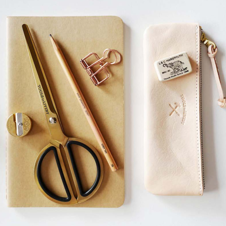 TOOLS TO LIVEBY - goldfarbene Papierschere aus japanischem Edelstahl