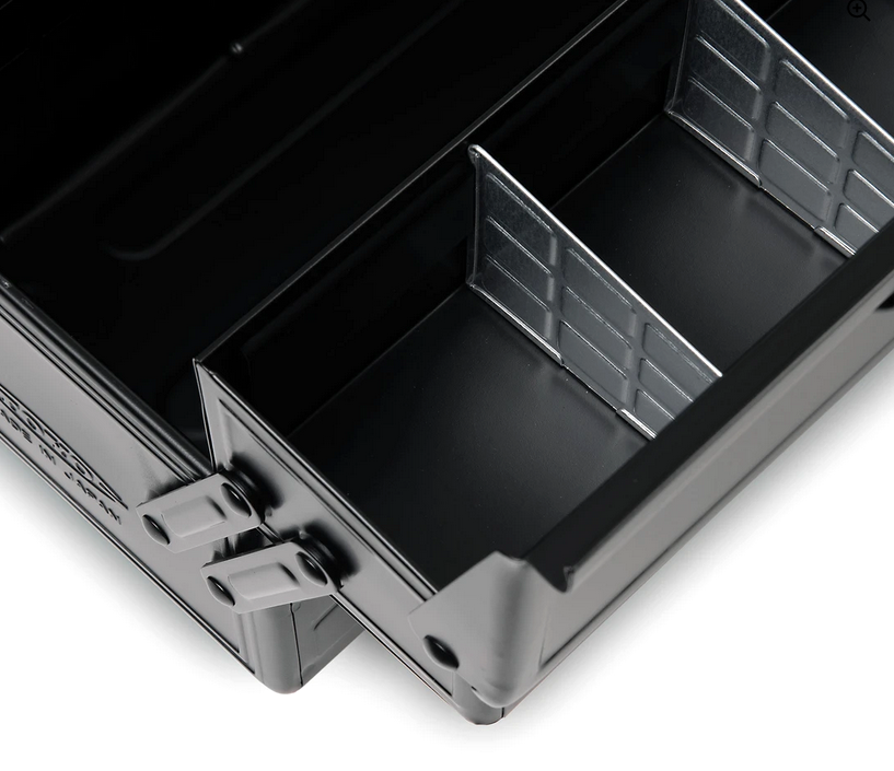 TOYO STEEL Werkzeugbox ST aus Stahl Silber pulverbeschichtet | Made in Japan