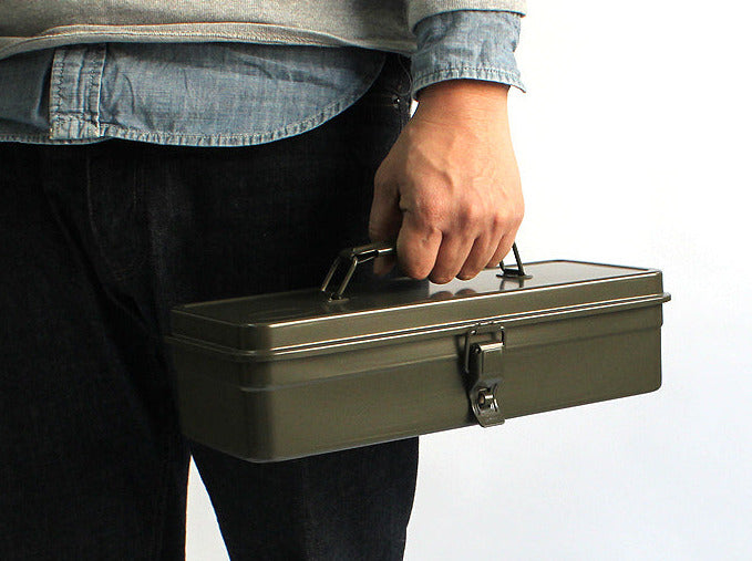 Universalkiste Toyo T-320 mit Flachdeckel | silberfarben | TOYO STEEL