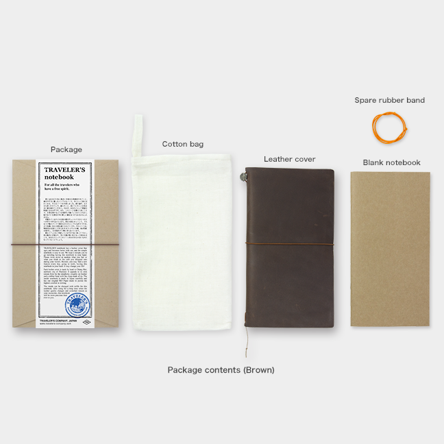 TRAVELER'S COMPANY Notizbuch Brown von Traveler's in Regular Size