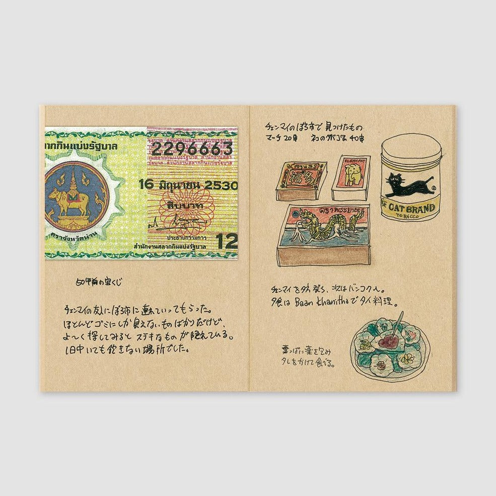TRAVELER'S COMPANY, SKETCH NOTEBOOK No009, Passport size, Geschenkidee