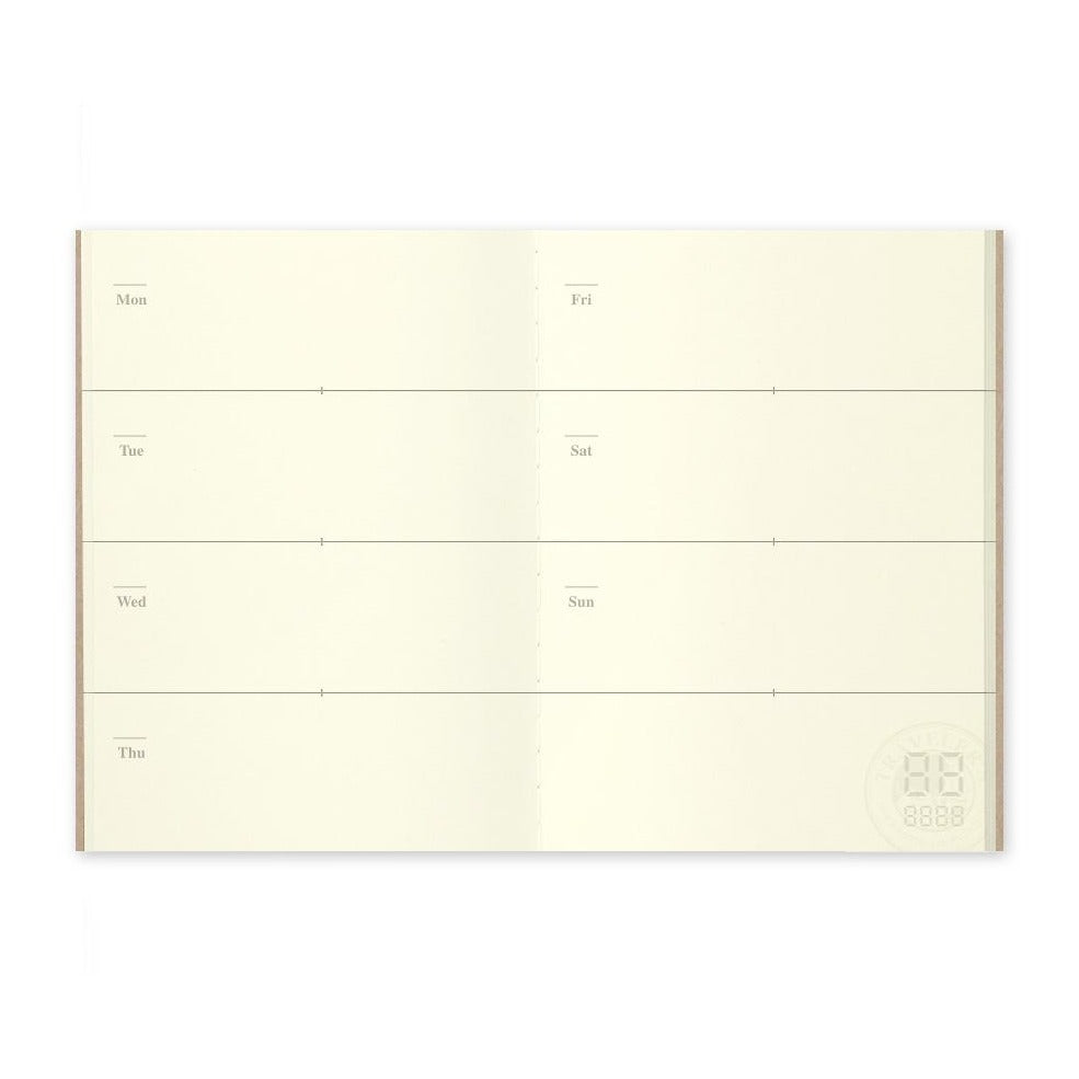 TRAVELER'S COMPANY, REFILL PLANNER No007, Passport size, Geschenkidee