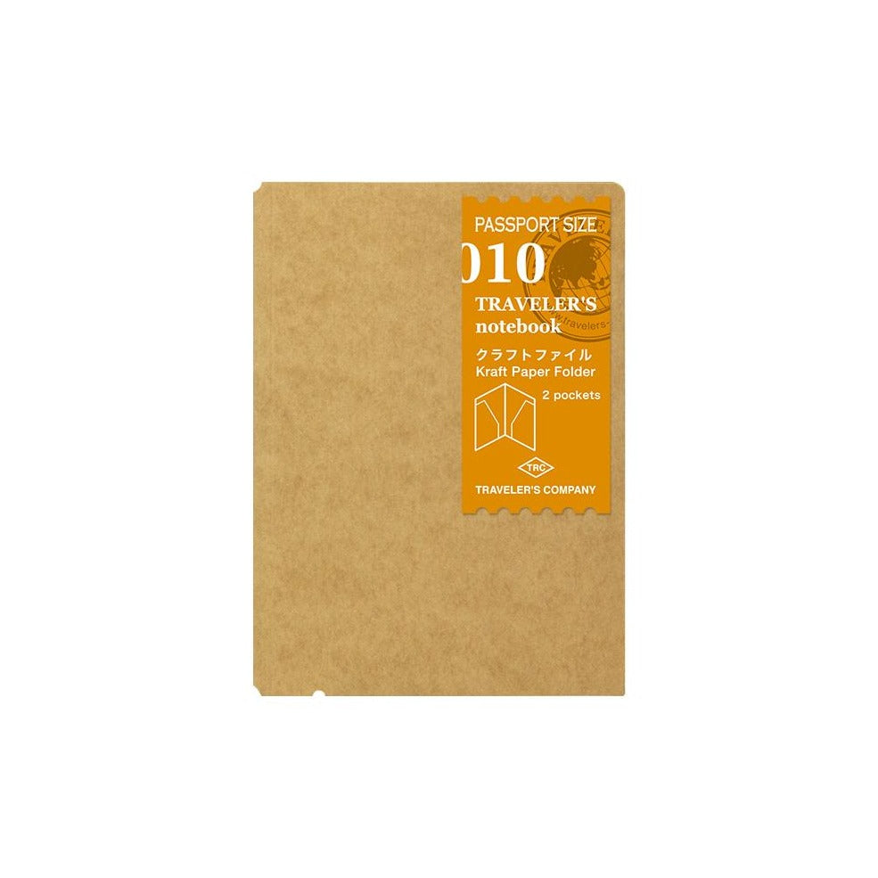 TRAVELER'S COMPANY KRAFT PAPER FOLDER No020, passport Notebook refill