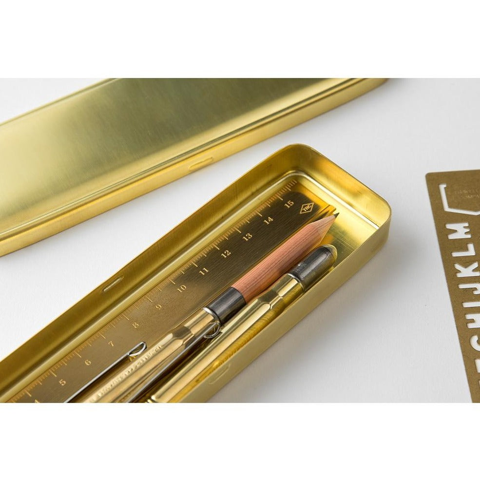 TRAVELERS COMPANY BRASS PEN CASE Made in Japan Geschenk, Gift, Design