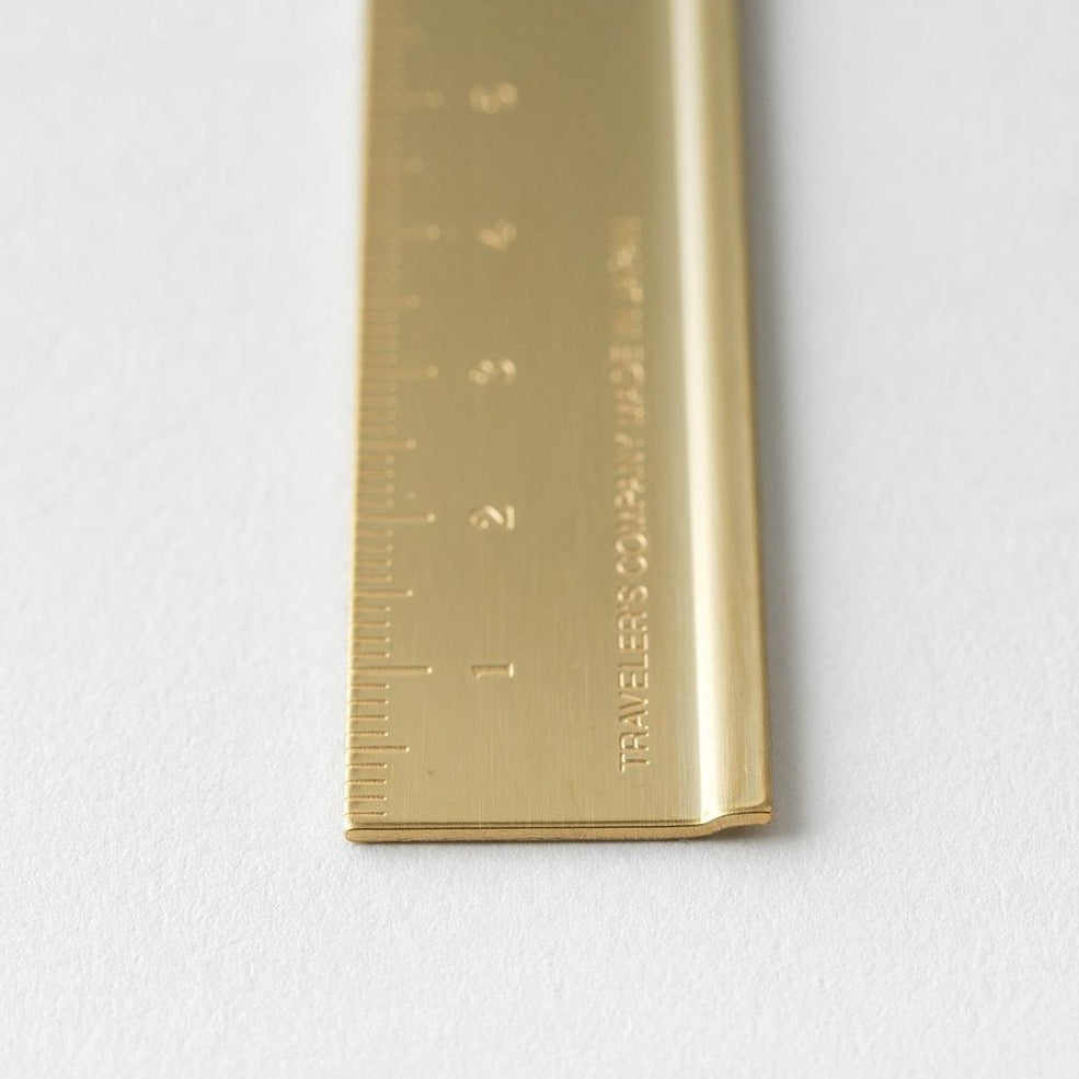 TRAVELER'S COMPANY, BRASS RULER, made in Japan, Geschenk, handmade