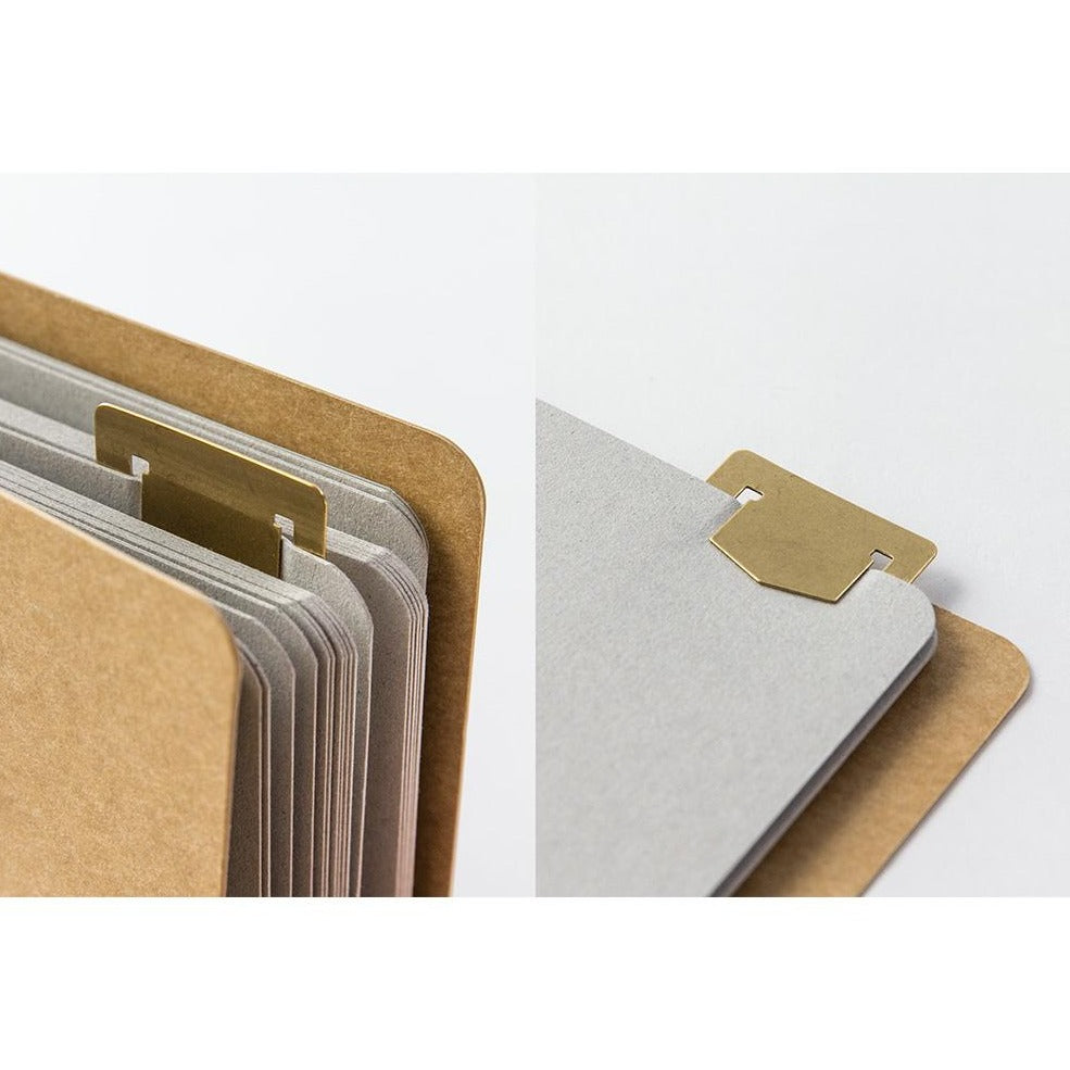 TRAVELER'S COMPANY, BRASS TEMPLATE BOOKMARK, Number, gift idea