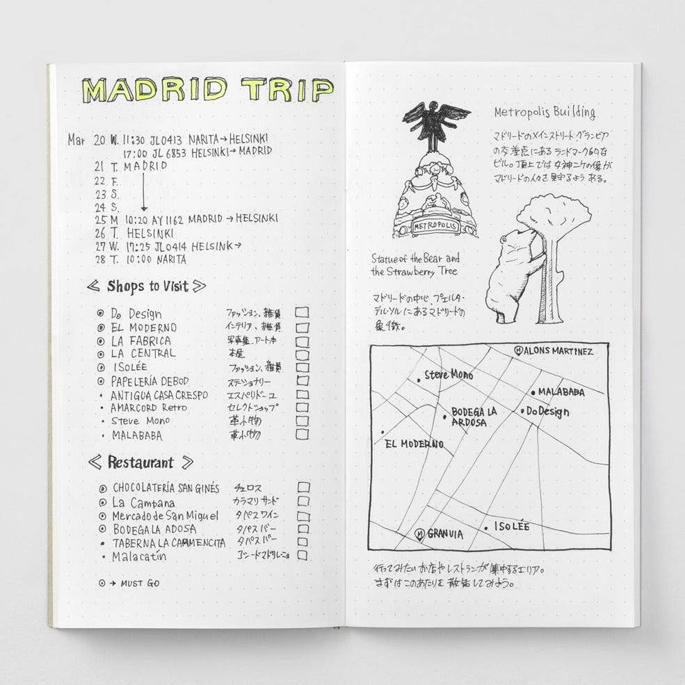 TRAVELER'S COMPANY, REFILL NOTEBOOK No026, standard size, Geschenkidee