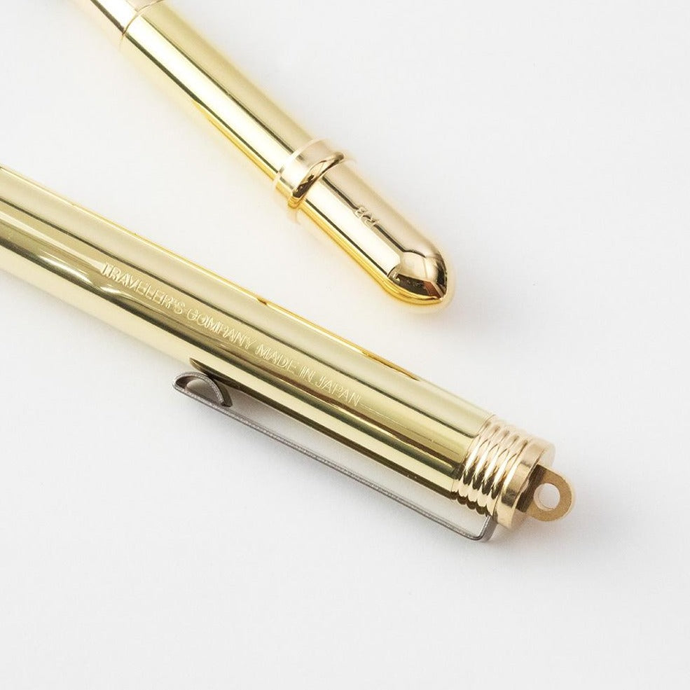 Traveler's Cpmpany Brass Rollerball Pen