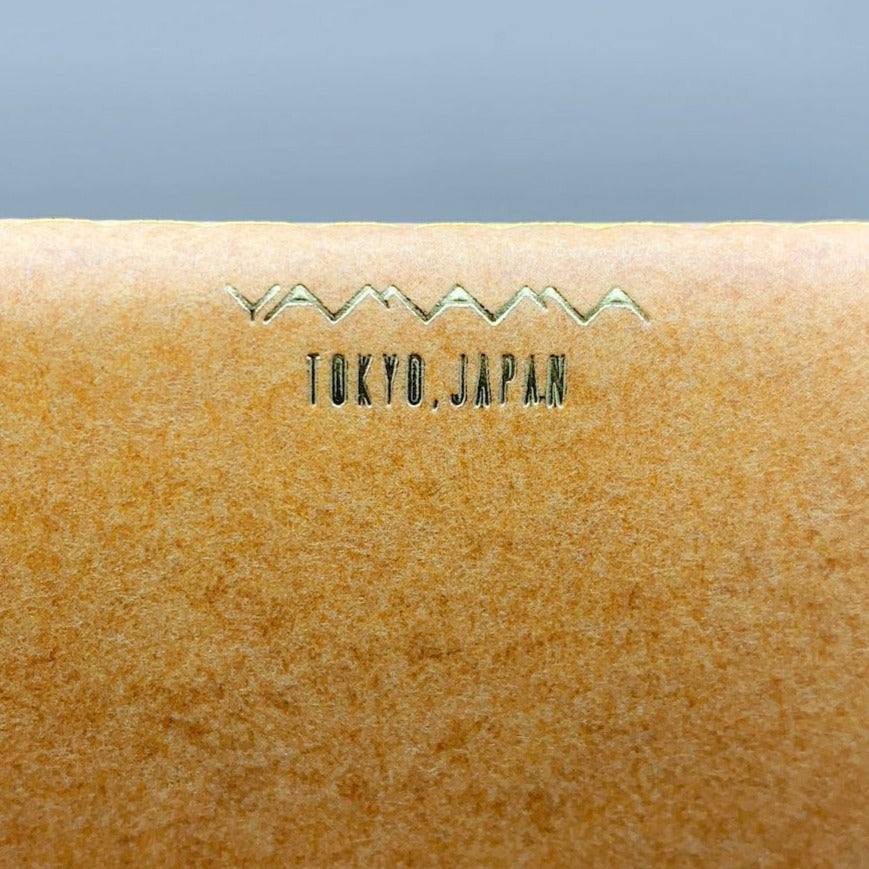 YAMAMA - genähtes Notizbuch im Taschenformat | Braun | Made in Japan
