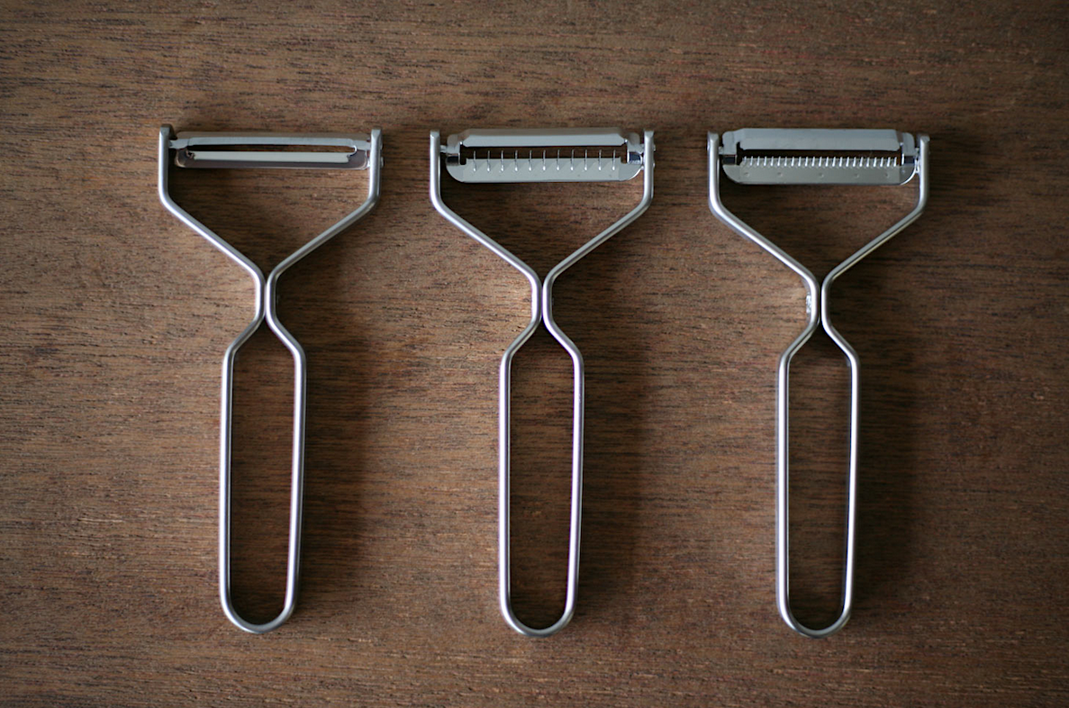 Schäler aus Edelstahl mattiert | Yoshita Design | Handmade in Japan