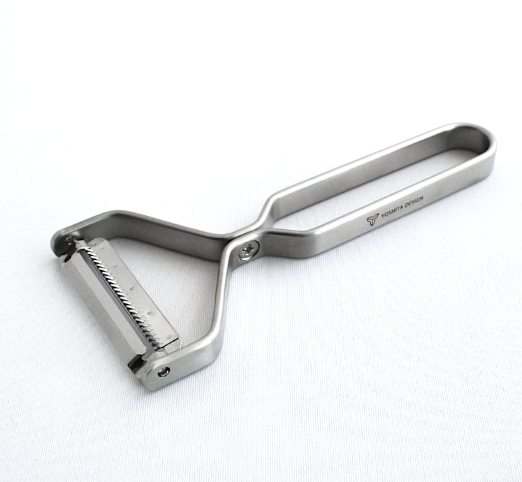 YOSHITA DESIGN Edelstahl-Schäler robust und elegant Handmade in Japan