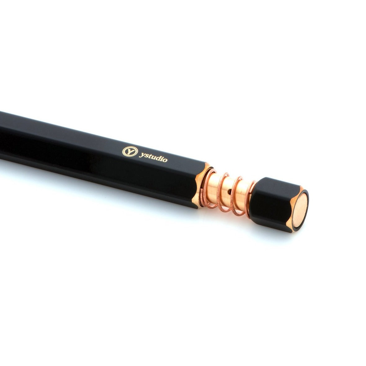 Druckkugelschreiber aus Messing schwarz | ystudio | Made in Taiwan