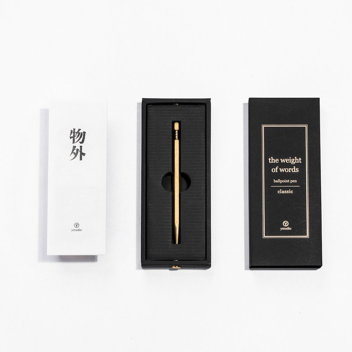 YStudio Classic-Ballpoint-Pen-Kugelschreiber-Brass-Schreibgeräte-Geschenk