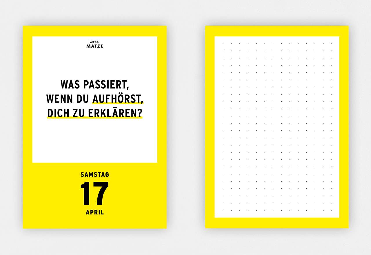 What we love: in 365 days | A note calendar for 2023 with declarations of love for everyday life