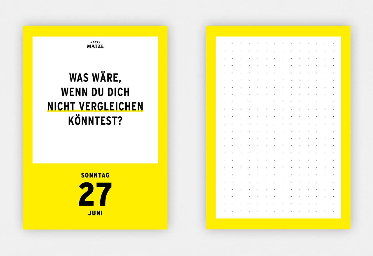 What we love: in 365 days | A note calendar for 2023 with declarations of love for everyday life