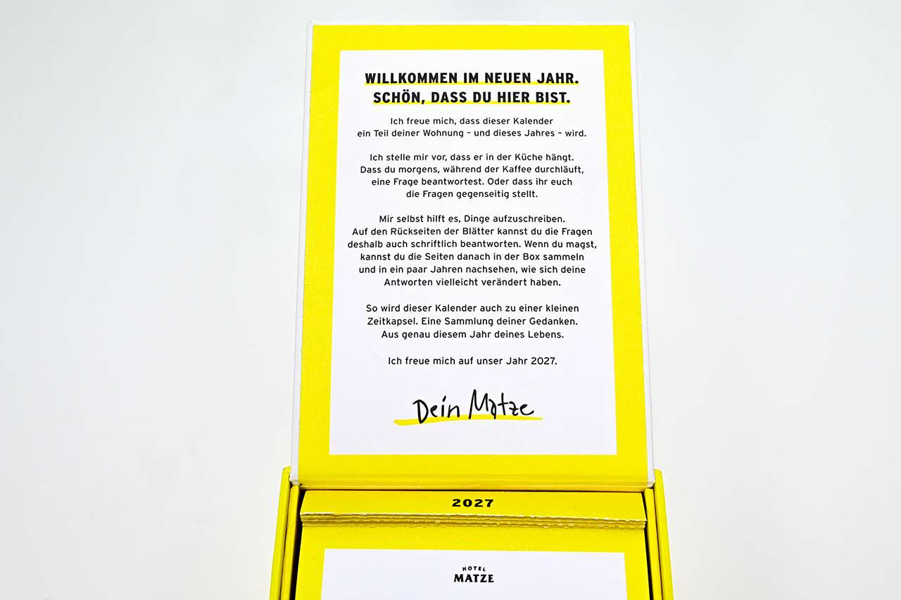What we love: in 365 days | A note calendar for 2023 with declarations of love for everyday life
