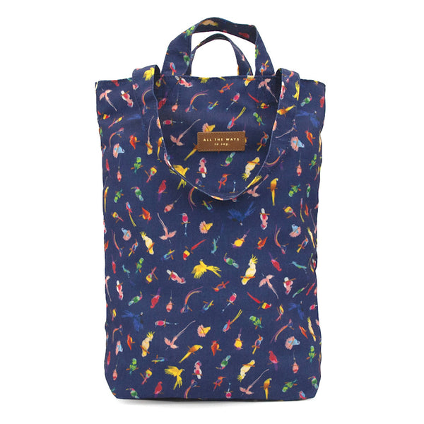 Tote Bag neon Birds | 100% recyceltes Polyester | ALL THE WAYS TO SAY | Made in Portugal