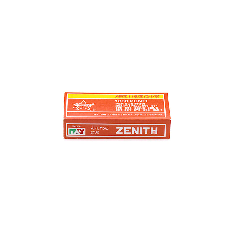 Heftklammern Zenith 115/Z(24/6) verzinkter Stahldraht | Made in Italy