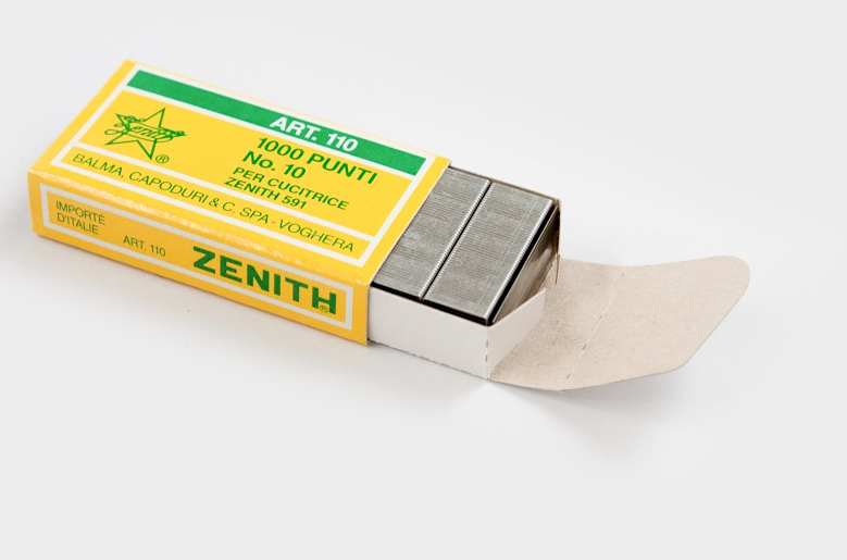 Heftklammern Zenith 110 Nr. 10 | verzinkter Stahldraht | Made in Italy