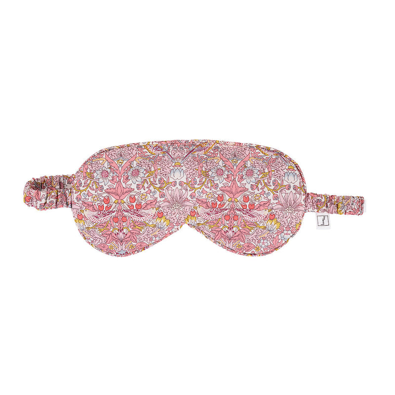 Augenmaske Liberty Strawberry Pink mit Bio-Lavendelfüllung | 100% Cotton | Bon Dep 