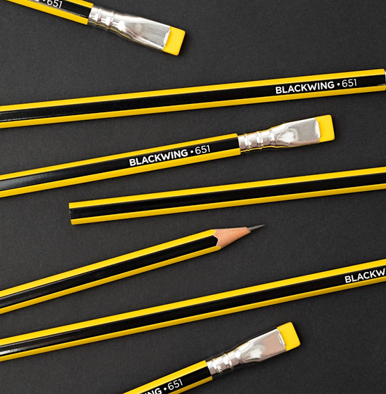 Radiergummi-Ersatz-Set 10Stk. gelb | Blackwing | Made in Vietnam