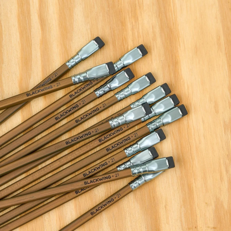 Blackwing 21 Bleistift Set – Festes Graphit & Shaker Design