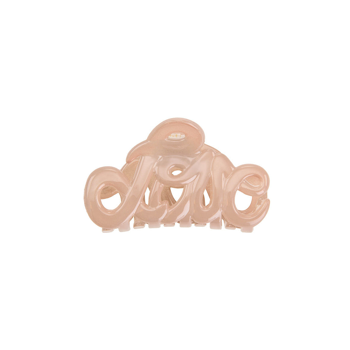Haarklammer Love aus Acetat Farbe nude | Bon Dep | Made in France