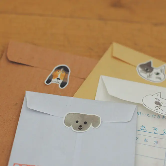 Toraneko Bonbon Hund – Stickerrolle von Classiky | 10 m Aufkleberkunst