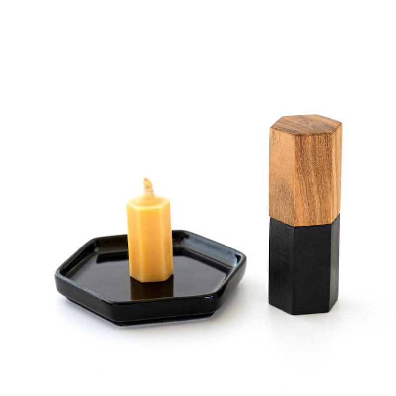 Kerzenlöscher aus Holz | Rockaku Snuffer | DAIYO | Handmade in Japan
