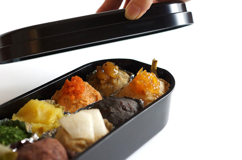 Bento Box schwarz mit Kühlgel 600ml aus Polypropylen | FD STYLE | Made in Japan