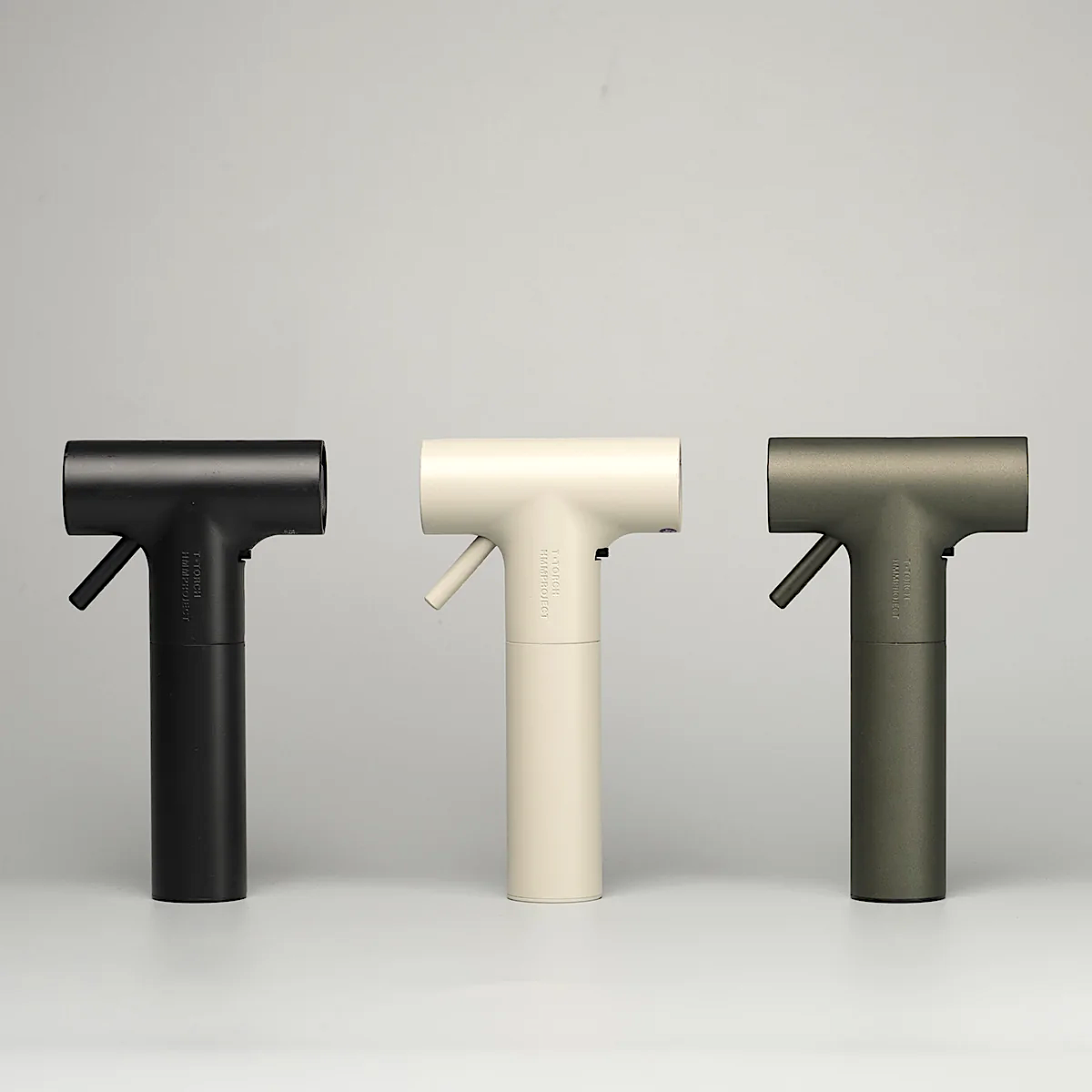 Design-Gasbrenner mit Standfuss | T-Torch Grün