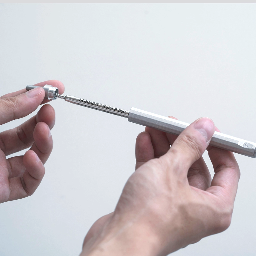 Kugelschreiber aus Aluminium – Leicht, präzise & stilvolles Design | Silber HMM Taiwan