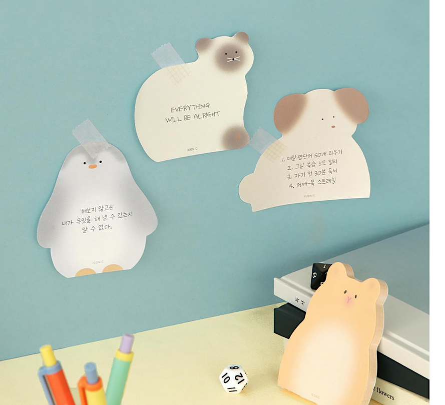 Memo Pad Hamster – Notizblock mit Tiermotiv kompakt