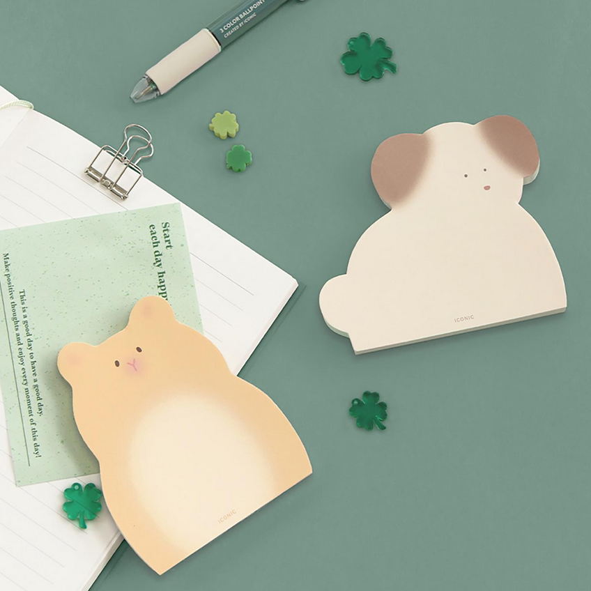Memo Pad Welpe – Notizblock mit Tiermotiv aus Korea