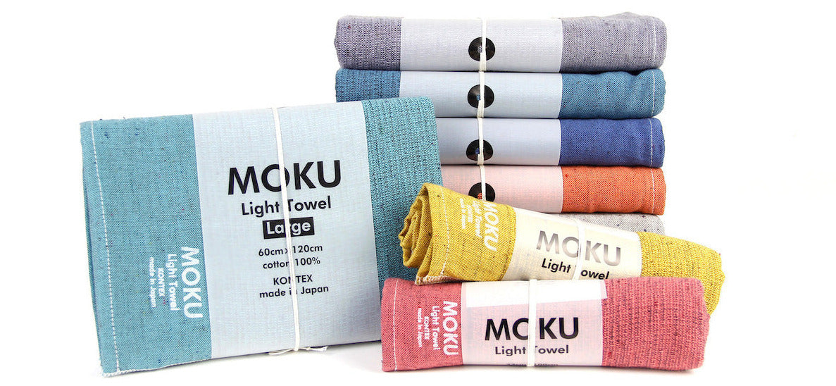 Moku L | Baumwoll-Handtuch von Kontex | 60 x 120cm | Made in Japan