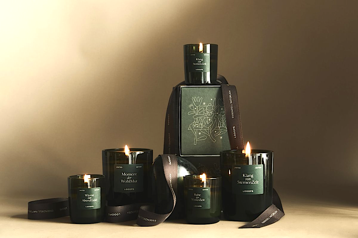 Moment der WohlMut – Große Duftkerze mit Kardamom & Blutorange