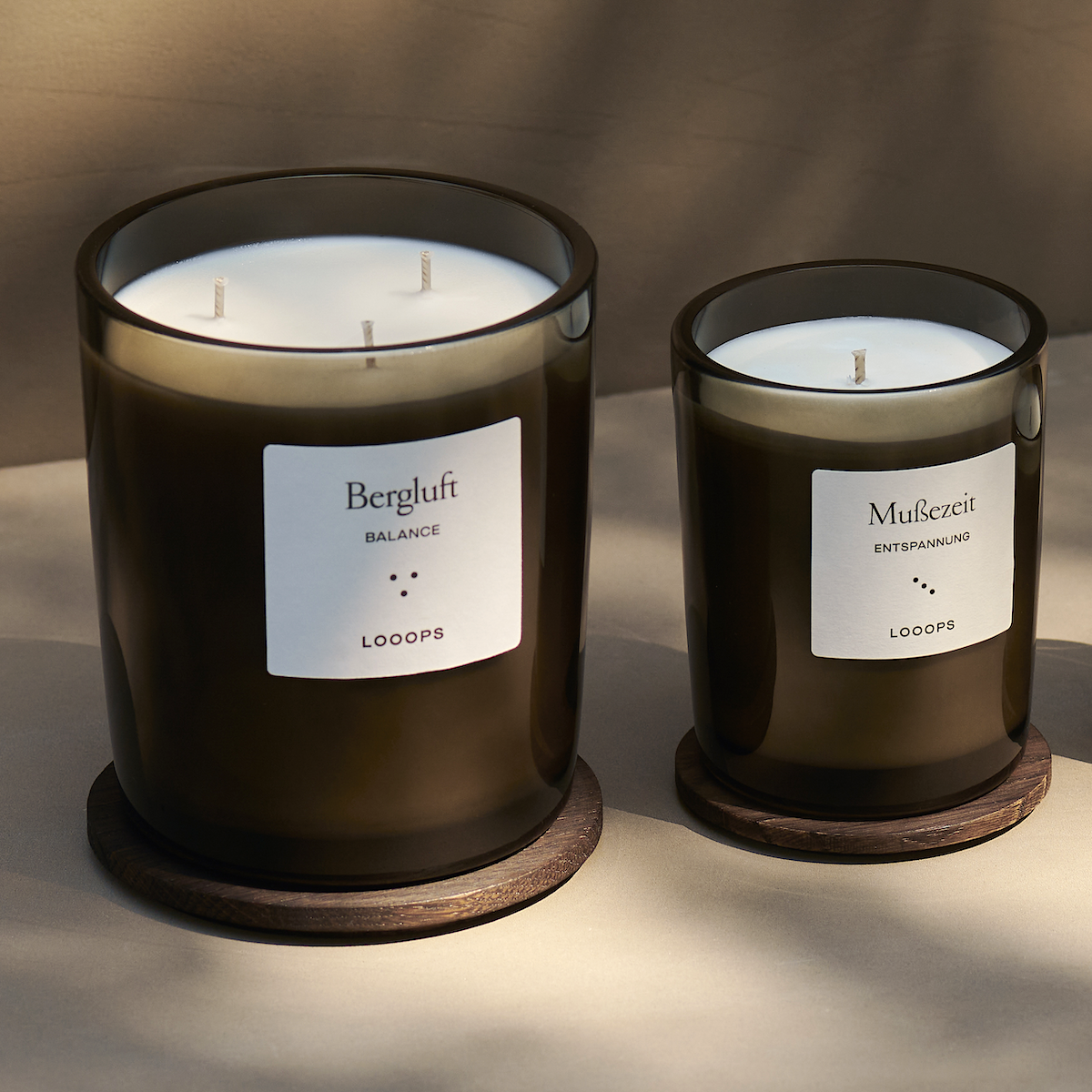 Bergluft | Grosse 3 Docht Kerze mit ätherischen Ölen aus Salzburg