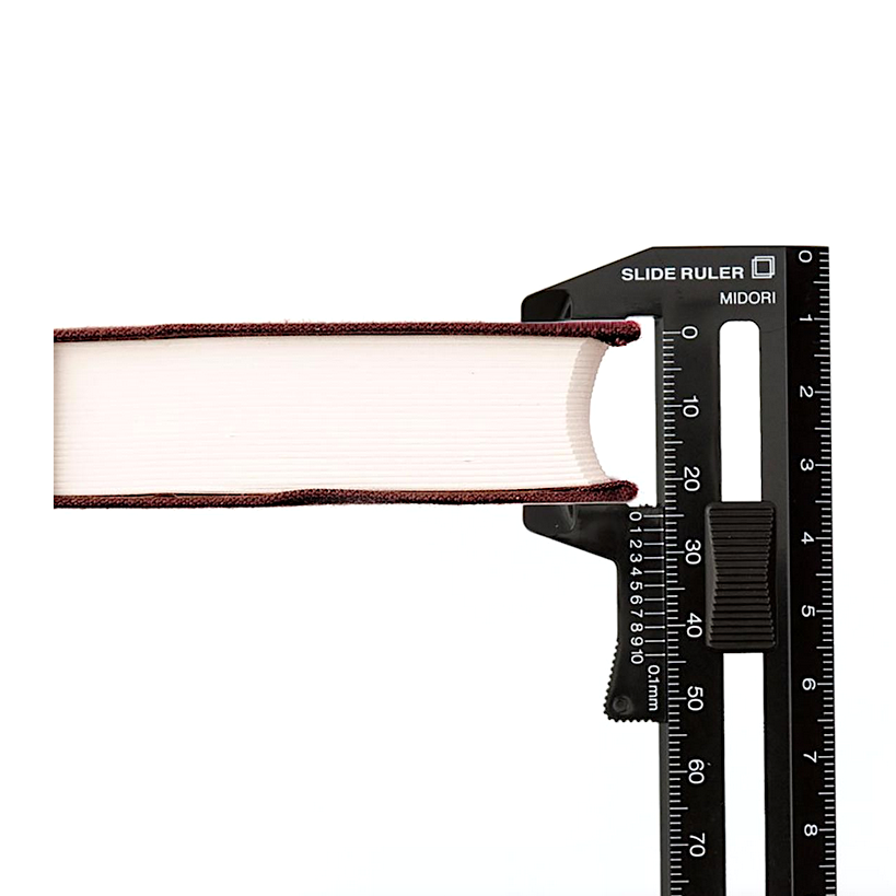 Acryl-Dickenmesslineal | Messen von 0,1 mm bis 120 mm für DIY | Midori Japan