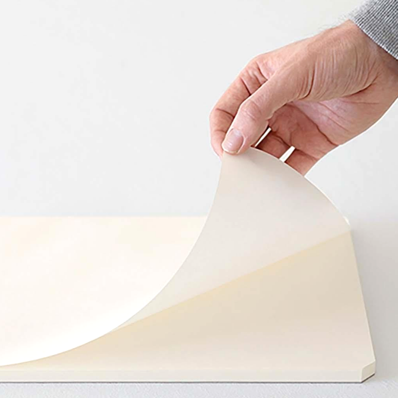 MIDORI MD PAPER Cotton Pad A4 | Blanko Schreibblock mit Struktur | Made in Japan