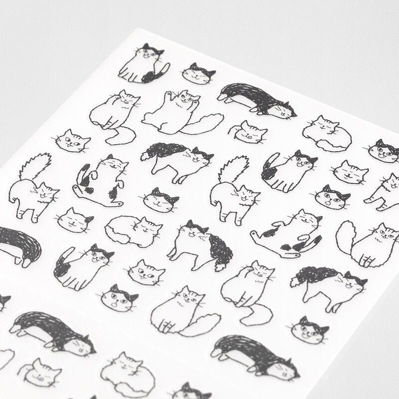 Ministicker-Set Cats für Planer 62 Stk | MIDORI | Made in Japan