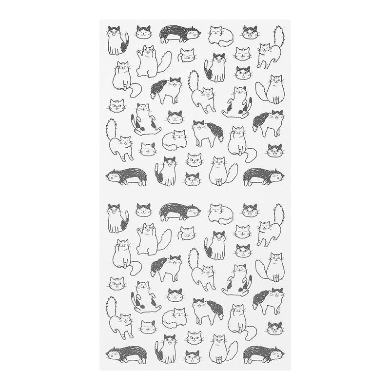 Ministicker-Set Cats für Planer 62 Stk | MIDORI | Made in Japan