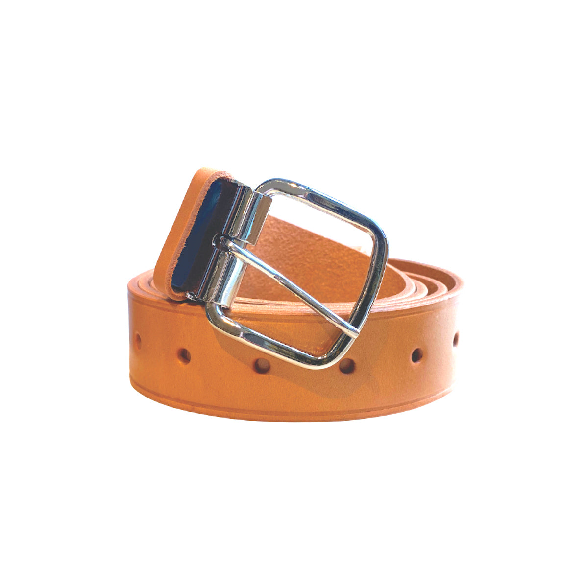 Leder-Werkzeuggürtel 3 mm stark, kürzbar | 130 cm, naturbraun