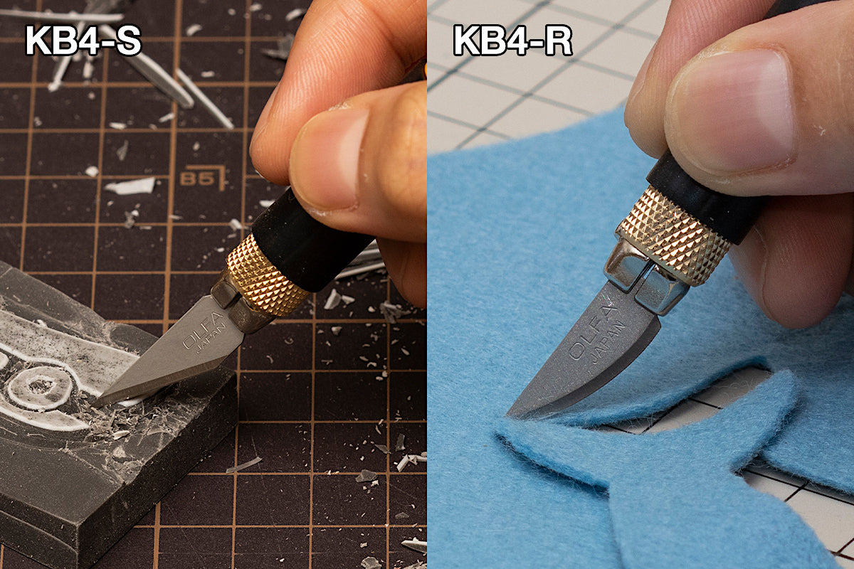 OLFA AK-4 Präzisionsmesser – Profi-Kunstmesser mit Komfortgriff