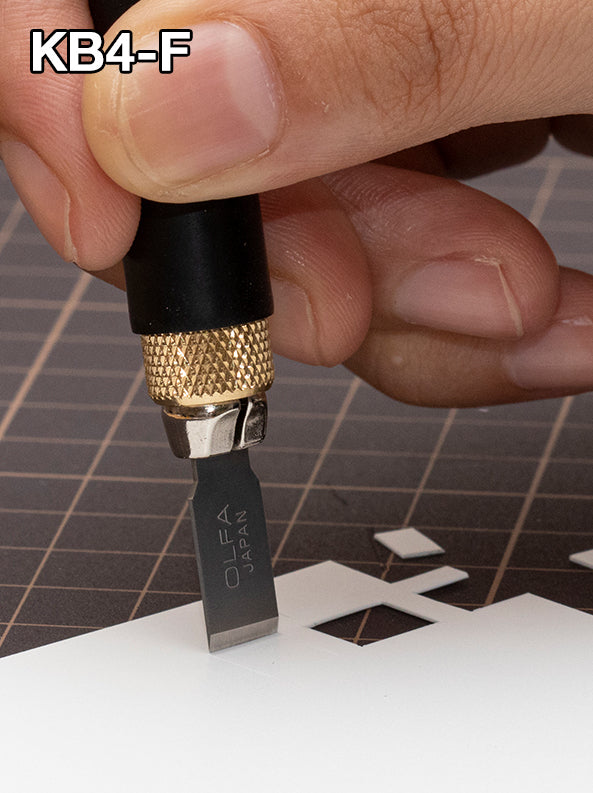 OLFA AK-4 Präzisionsmesser – Profi-Kunstmesser mit Komfortgriff