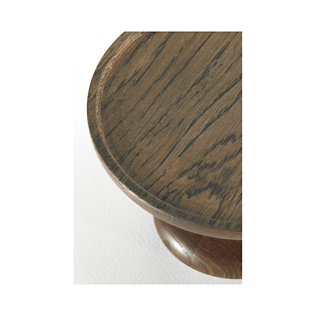 Etagere aus geräucherter Eiche – Ovo Things Holz-Kuchenplatte