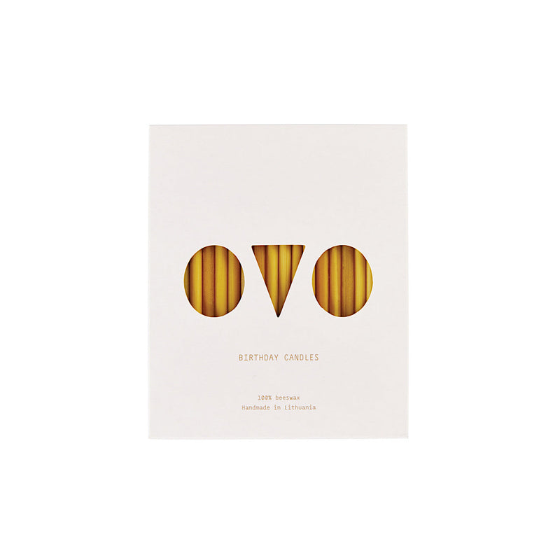 Kerzen aus Bienenwachs Birthday mini Candles | OVO THINGS | Made in Litauen