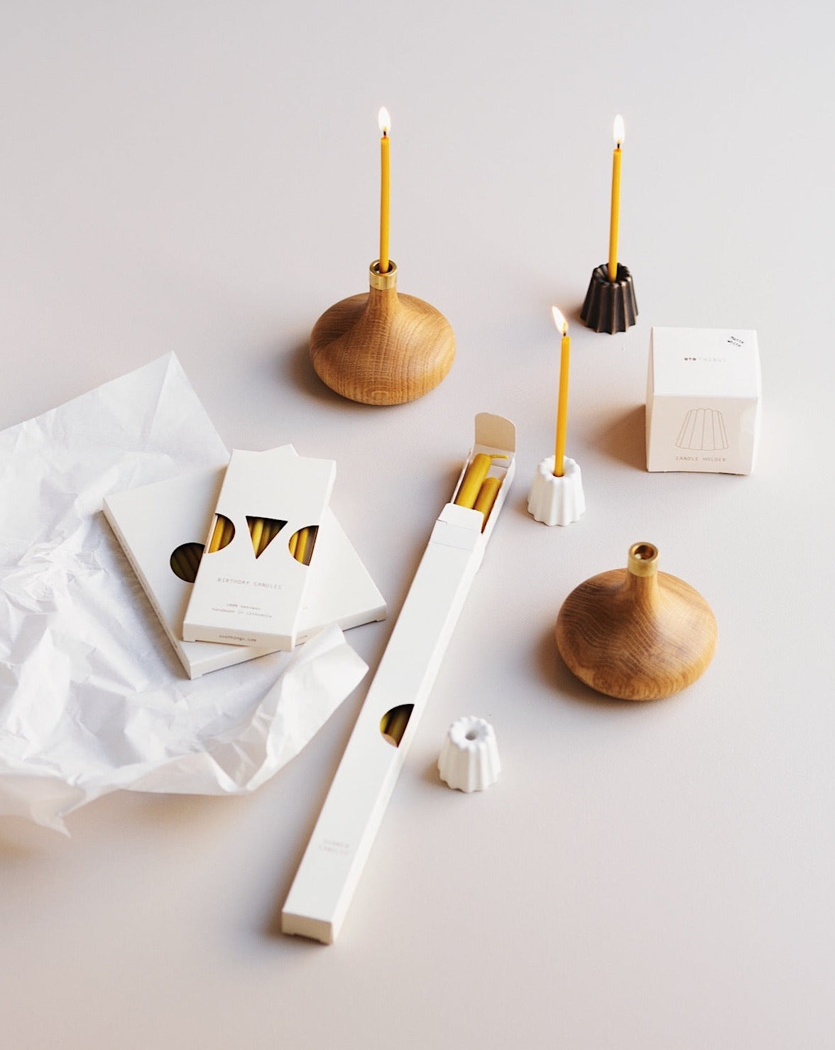 Kerzen aus Bienenwachs 2er-Set | OVO THINGS | Handmade in Litauen