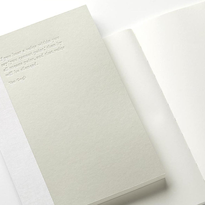 Notiz- & Skizzenbuch hellgrau | Trools Paper | Made in Seoul Südkorea