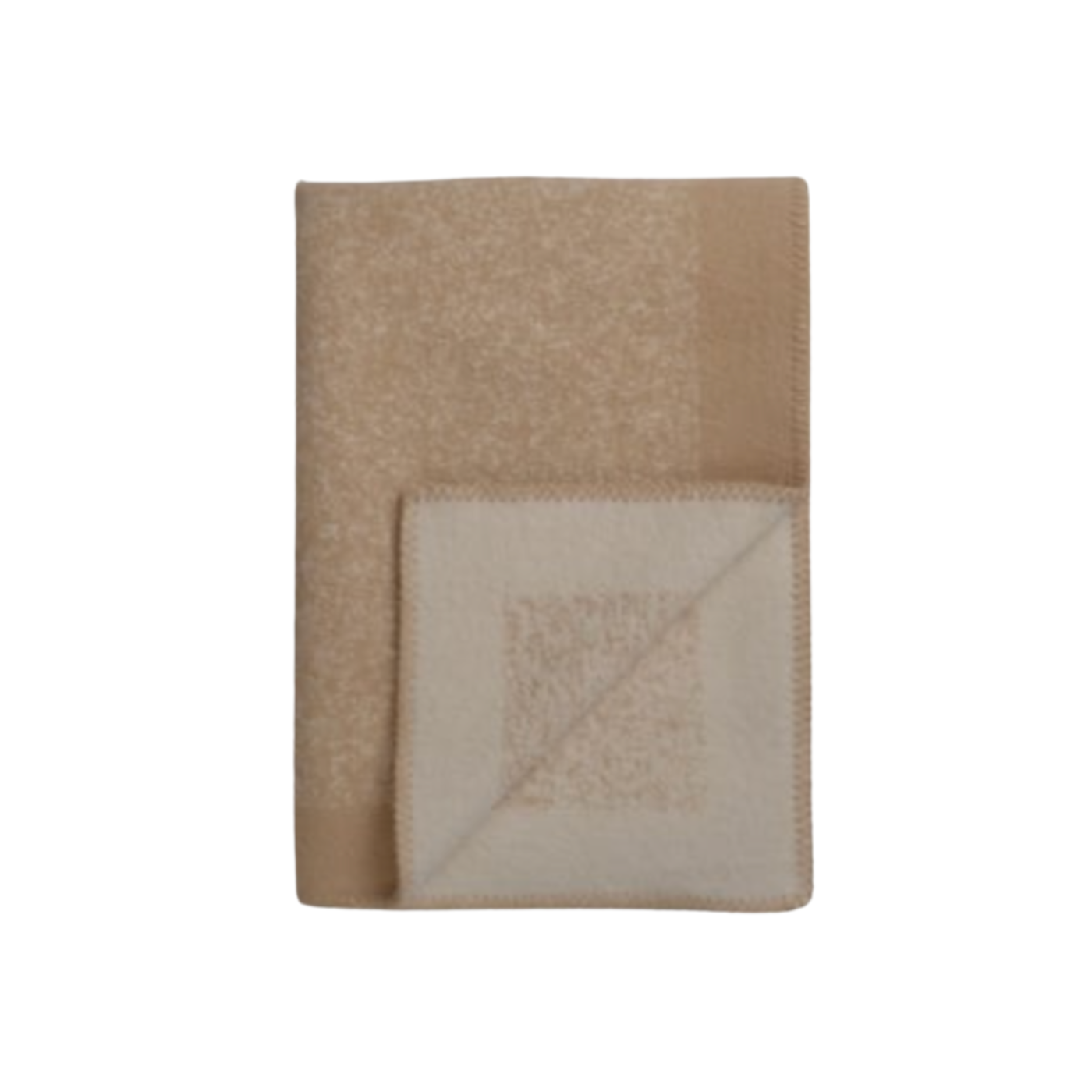 Decke Mineral | Lammwolle | Sand | 135 x 200 cm