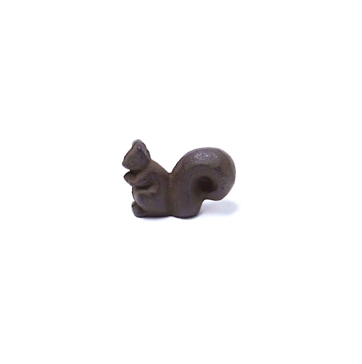 Eichhörnchen Paperweight aus Eisen – Japanisches Designobjekt